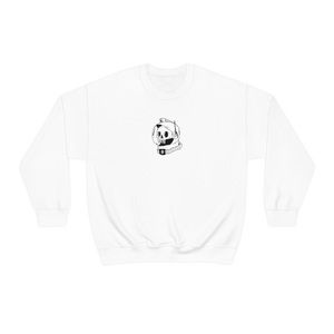 embroidered skeleton crewneck sweater